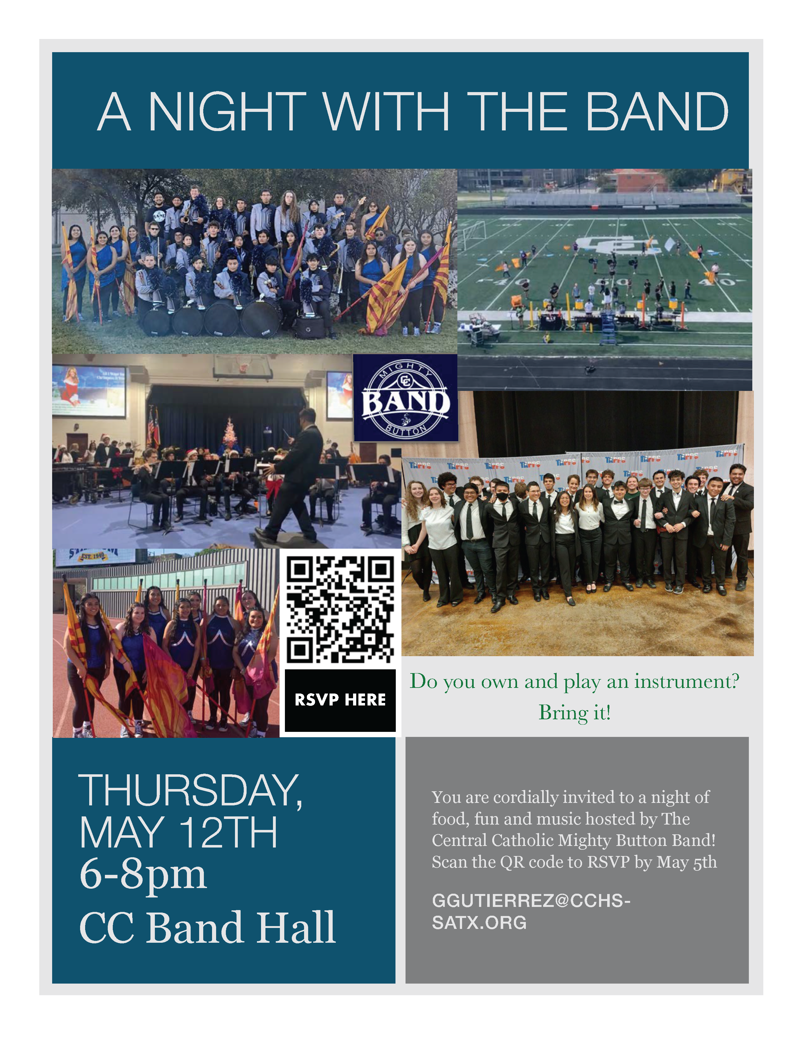 A NIGHT WITH THE BAND - Thursday May 12, 2022