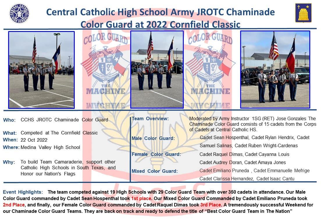 Central Catholic High School Army JROTC Chaminade